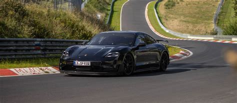 Latest Pre Series Taycan Smashes Previous Taycan Turbo S Lap Time