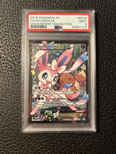 Psa Mint Full Art Sylveon Ex Xy Generations Radiant Collection