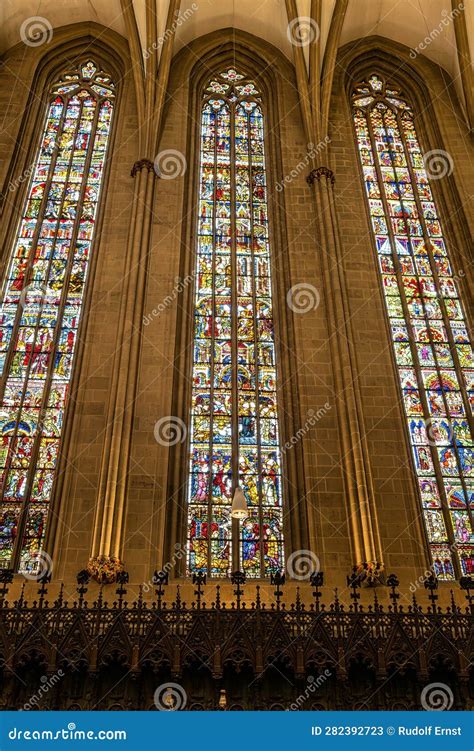 Interior of Erfurt Cathedral and Collegiate Church of St Mary, Erfurt ...