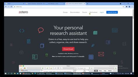 Zotero Referencing Tool YouTube