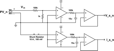 Voltage, current sensor circuit | Download Scientific Diagram