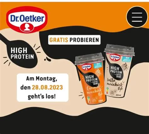 Dr Oetker High Protein Coffee Drink 1x Gratis SparMC