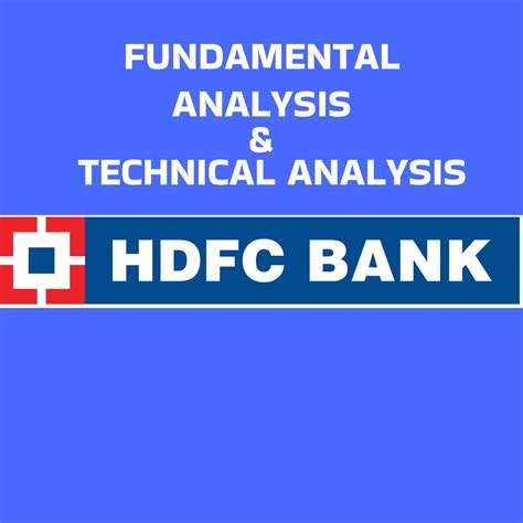 Mastering The Art Of Fundamental And Technical Analysis Of Hdfc Bank