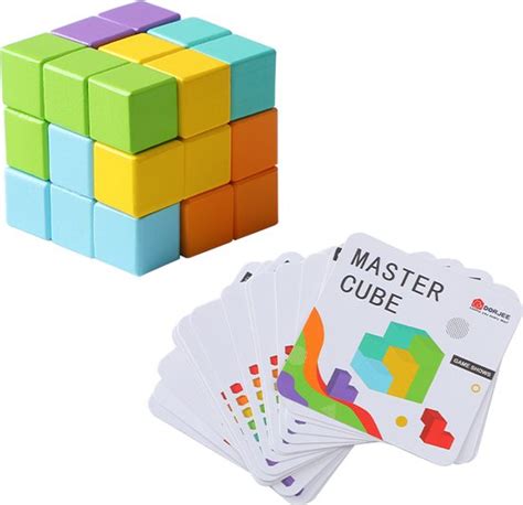 Master Cube Puzzel Houten Speelgoed Puzzel Educatief Houten