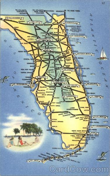 Highway Map Florida