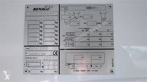 Alquiler Semirremolque Benalu Volquete Para Cereal Benalu Ejes Nuevo