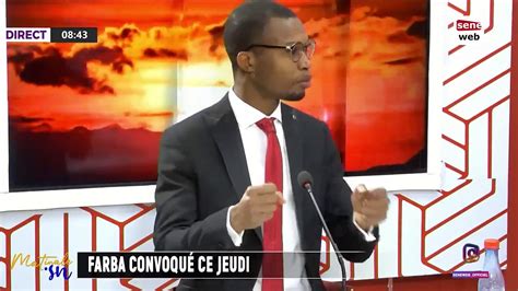 R V Lations Sur La Convocation De Farba Ngom Juge Yii Mu Nara