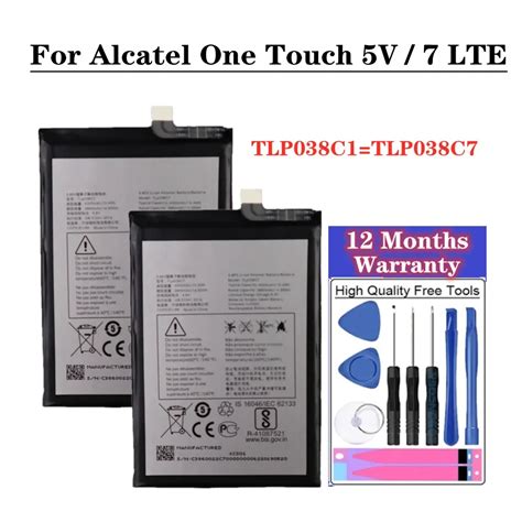 Mah Tlp C Tlp C Battery For Alcatel One Touch V Ot A Ot