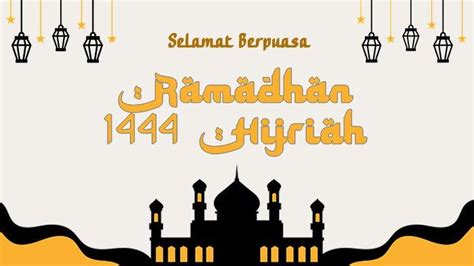 Poster Ucapan Selamat Menjalankan Ibadah Puasa Ramadhan Untuk