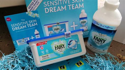 Unboxing Sensitive Skin Dream Team For Testing Fairy Non Bio Laundry