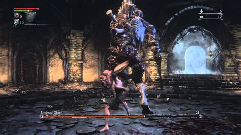 Bloodborne Undead Giant V Lv Naked H Youtube