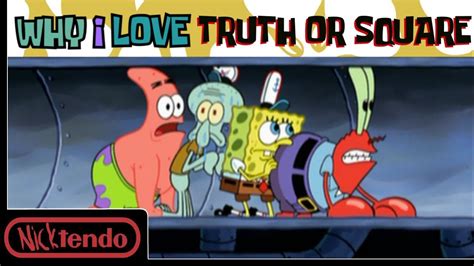 Why I Love Spongebobs Truth Or Square Special Youtube