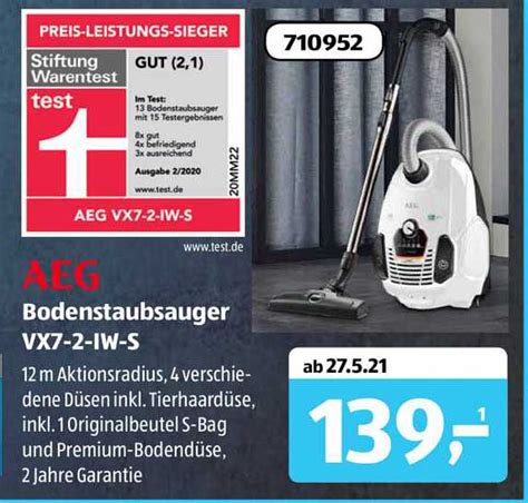 Aeg Bodenstaubsauger Vx Iw S Angebot Bei Aldi Sud