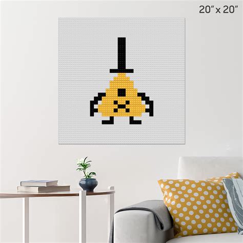 Bill Cipher Perler Bead Pattern Bead Sprites Characters Off