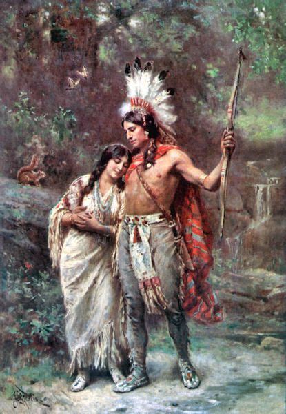 Hiawatha Wedding Journey Jean Léon Gérome Ferris Native American