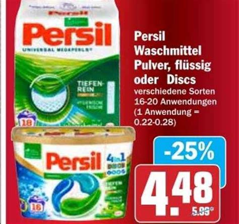 Persil Waschmittel Pulver Flüssig Oder Discs Angebot bei Dodenhof