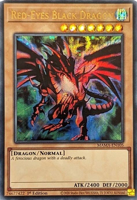 Red-Eyes Black Dragon (Ultra Pharaoh's Rare) - Magnificent Mavens - YuGiOh