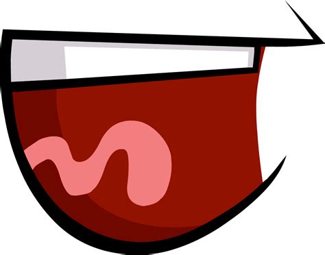 Download Super Happy Mouth Open Bfdi Mouth Happy Full Size Png