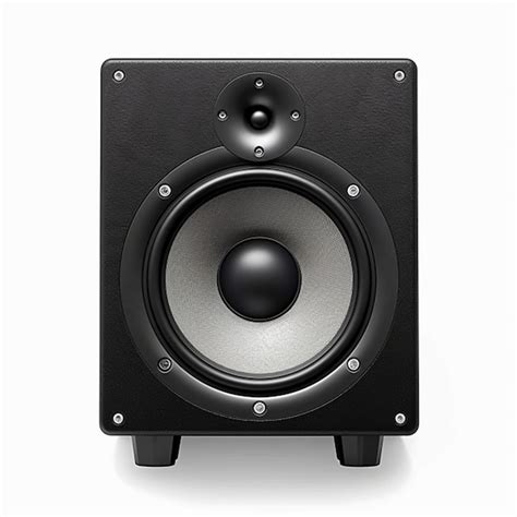 Premium Photo Sound Speaker On White Background