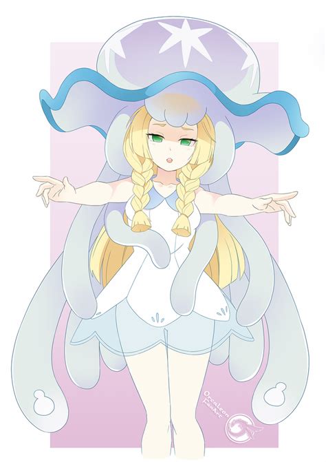 Lineartpokemon Lillie And Nihilego By Orcaleon On Deviantart Pokémon Heroes Pokemon Waifu