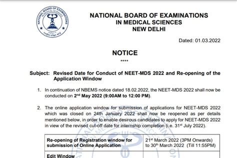 Neet Pg Mds 2023 Application Form Date Printable Forms Free Online