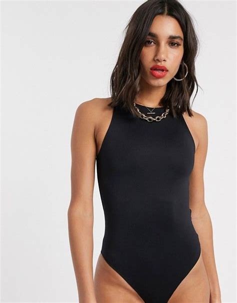 Stradivarius Body In Black Asos Fashion Outfits Clothes Black Fashion