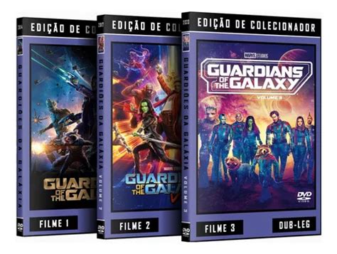 Guardiões Da Galáxia Coleção De Filmes Em Dvd Parcelamento Sem Juros