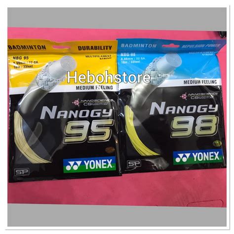 Jual Senar Badminton Yonex Nanogy Nanogy Original Sunrise Plus