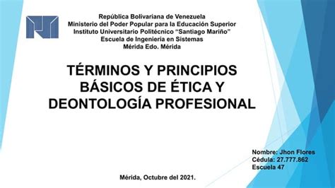 Mapa Mixto Ética Y Deontología Profesional Ppt