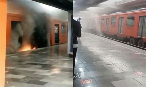 ¡de Nuevo Reportan Incendio En Metro De La Cdmx