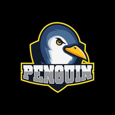 Premium Vector | Penguin gaming esports mascot logo