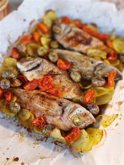 Pesce Pagello Al Forno Con Patate