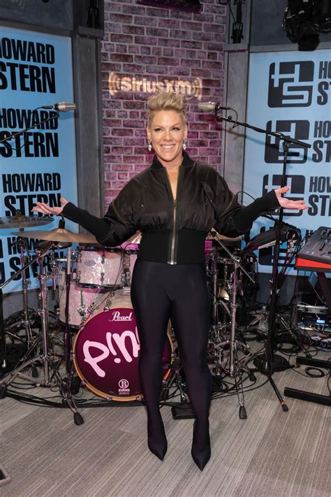 Pink - "The Howard Stern Show" at SiriusXM Studios in NYC 02/22/2023 ...