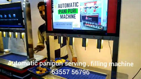 Stainless Steel Nozzle Table Top Pani Puri Filling Machine W Hz