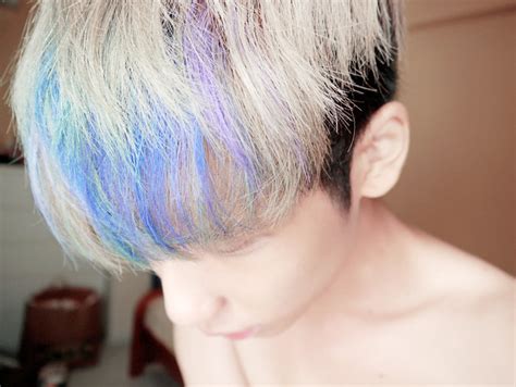 New hair colour (Blue + Purple highlights)! - TYPICALBEN.COM - Fashion ...