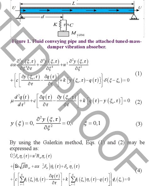 PDF Passive Vibration Control Of The Fluid Conveying Pipes Using