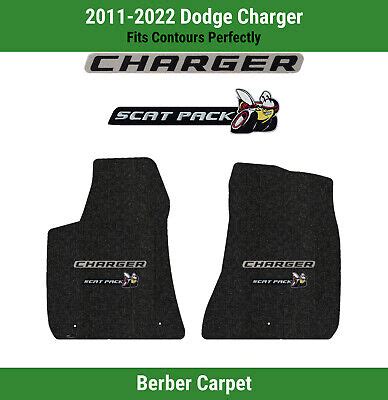 Lloyd Berber Front Mats For 11 22 Charger W Black On Black Charger W