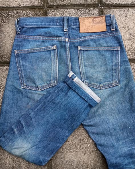 Naked Famous Denim Dirty Fade Selvage Z Fesyen Pria Pakaian