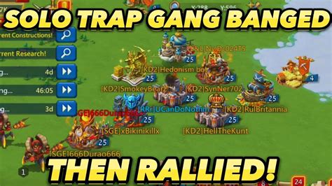 Solo Trap Gang Banged Then Rallied Lords Mobile YouTube