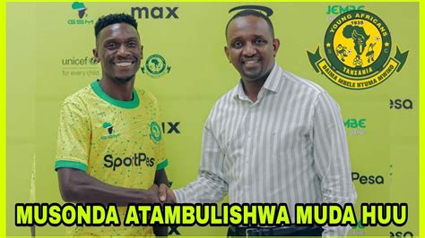 Wow Yanga Yamtambulisha Mshambuliaji Mpya Kennedy Musonda Kutoka