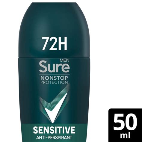 Sure Men Antiperspirant Deodorant Roll On Nonstop Sensitive Ocado