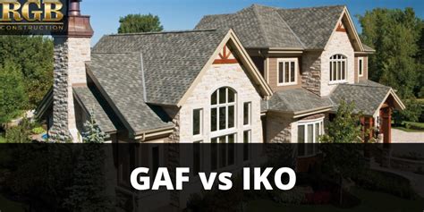 GAF Vs IKO RGB Construction