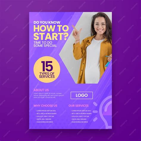 Free Vector | Gradient abstract flyer design template