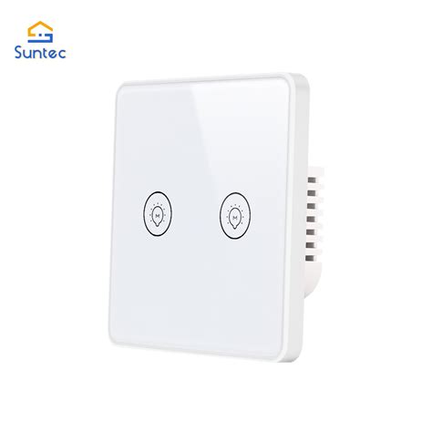 Tuya Eu Standard Remote Control Smart Home Wifi Wall Touch Switch Pc