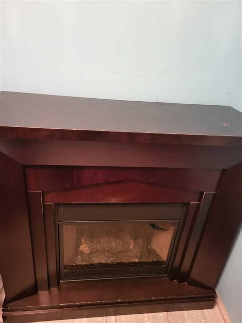 Best Cherry Wood Electric Fireplace With Remote for sale in Airdrie ...