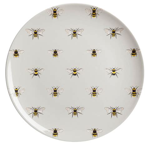 Bees Melamine Dinner Plate By Sophie Allport