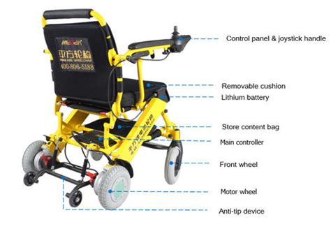 Quality Classic Foldable Electric Wheelchair Portable Foldable