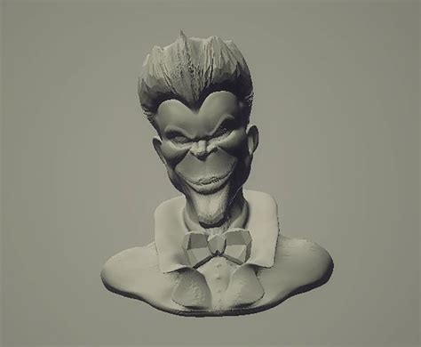 Joker Bust 3D Printing Model