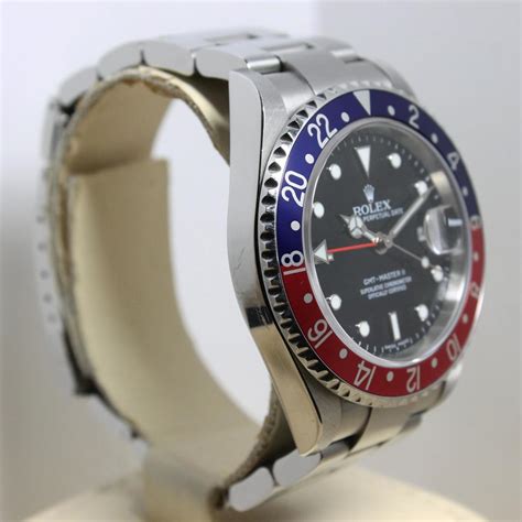 Rolex GMT Master II Stick Dial 3186 Ref 16710B Year 2008 Full Set