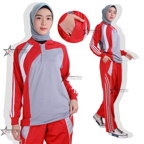 Jual Setelan Baju Olahraga Wanita Pria Seragam Baju Olahraga 1 Set